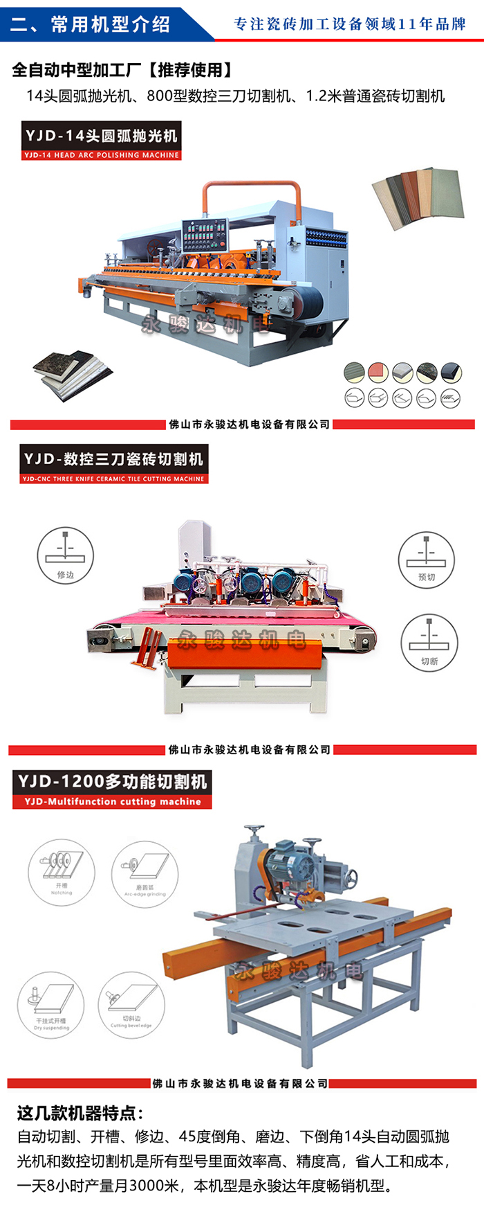 新開辦瓷磚加工廠需要哪些設(shè)備？